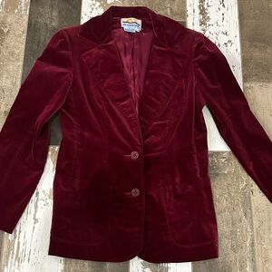Vintage Pentimento Velvet Blazer